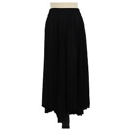 Alice + Olivia Alica + Olivia Plissierter langer Rock aus Polyester in Schwarz