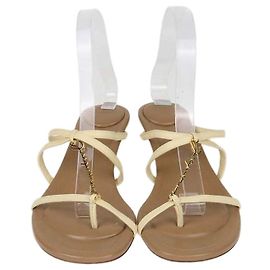 Jacquemus Cream Leather Les Sandales Pralu Basses Sandals