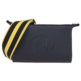 Hermès Sac Videpoches Hermes Caban en cuir Togo