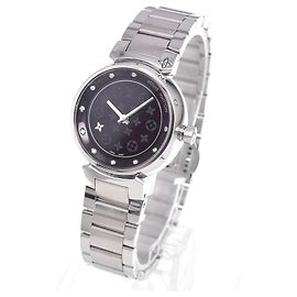 Louis Vuitton Tambour Quartz Stainless Steel 28
