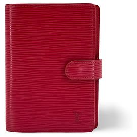 Protège-agenda Louis Vuitton Ring Agenda Cover Epi Leather PM