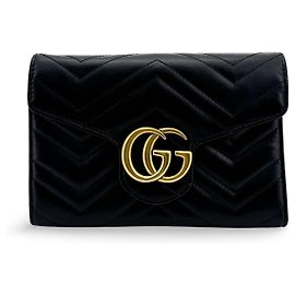 Gucci GG Marmont Flap Matelasse Leather Mini