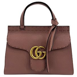 Gucci GG Marmont Top Handle Leather Small