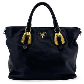Prada Convertible Buckle Soft Calf Medium