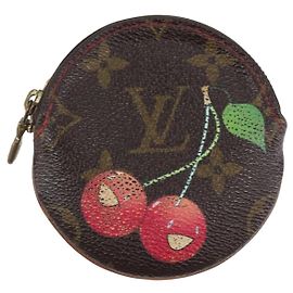 Louis Vuitton Porte Monnaie Coin Purse Limited Edition Monogram Cerises