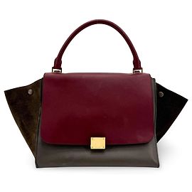 Céline Celine Tricolor Trapeze Leather Medium
