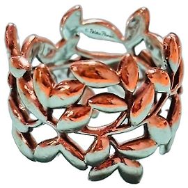 Tiffany & Co. Paloma Picasso Olivenblatt-Ring aus Sterlingsilber