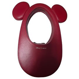 Coperni x Disney Sac à main Mickey Mouse en cuir rouge