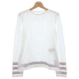 Hermès T-shirt de algodão CHEVRON Cartouche Hermes