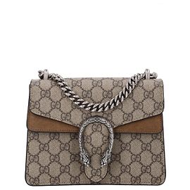 Gucci Dionysus Borsa a Tracolla in Tela GG Supreme e Suede