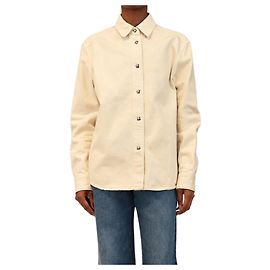 Khaite Jeans-Hemdjacke in Creme - size XS