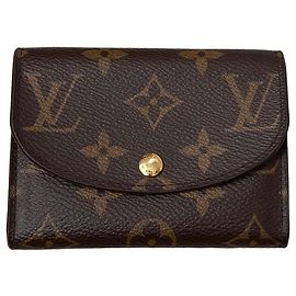 Louis Vuitton Rosalie Monogram Canvas Kleine Geldbörse Braun