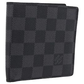 LOUIS VUITTON Damier Graphite PortefeuilleMarco Wallet N62664 LV