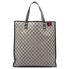 Tote Gucci Beige GG Supreme Web