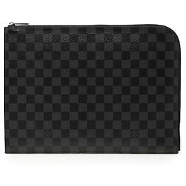 Louis Vuitton Black Damier Graphite Pochette Jour GM