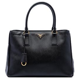 Sac Tote Prada Black Medium Saffiano Lux Gardeners