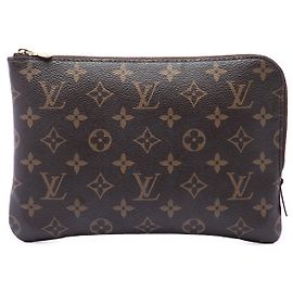 Louis Vuitton Brown Monogram Etui Voyageur PM