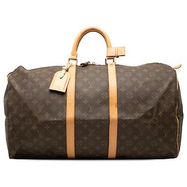 Louis Vuitton Brown Monogram Keepall 55