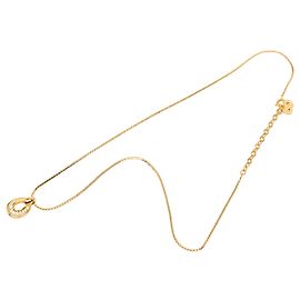 Collar Dior Gold Plated y Strass con Colgante Ovalado