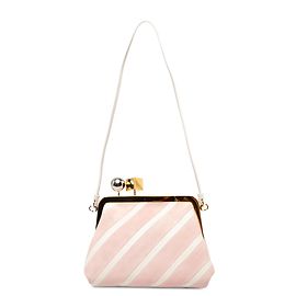 Borsa a tracolla The Berlingot Jacquemus in camoscio e pelle rosa