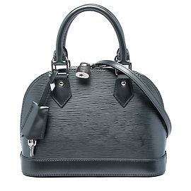 Louis Vuitton Black Epi Alma BB