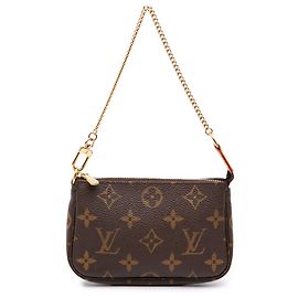 Louis Vuitton Brown Monogram Mini Pochette Accessoires