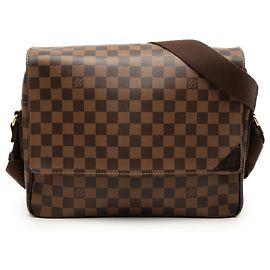 Louis Vuitton Brown Damier Ebene Shelton MM