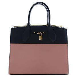 Louis Vuitton City Steamer MM de piel bicolor rosa