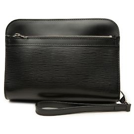 Louis Vuitton Black Epi Pochette Hoche