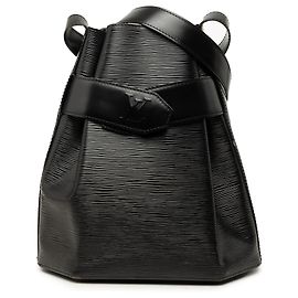Louis Vuitton Black Epi Sac D Epaule PM