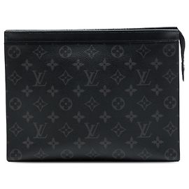 Louis Vuitton Black Monogram Eclipse Pochette Voyage MM