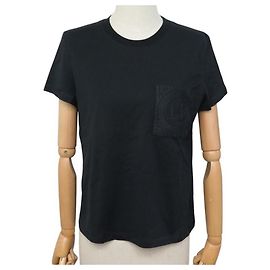 Hermès NOVO T-SHIRT HERMES BOLSO BORDADO H MOSAICO 24 H6H4615DA02 M 38 ALGODÃO TOP