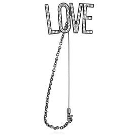 Moschino Spilla con l'iscrizione `LOVE`