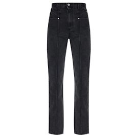 Jeans Lirokayo Isabel Marant pretos de algodão