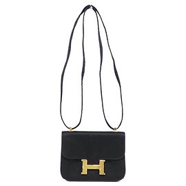 Hermès Bolsa de ombro Hermes Micro Constance3 em cetim