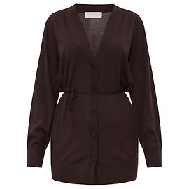 Cardigã Tibati Dries Van Noten Roxo de Lã