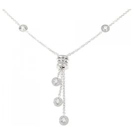 Bulgari Collier Bvlgari B.zero1 en or blanc 750 et diamants