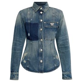 Autre Marque MISBHV Jeansjacke aus blauer Baumwolle
