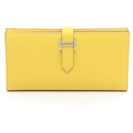 Portafoglio lungo Hermès Bearn Souffle Veau Epsom
