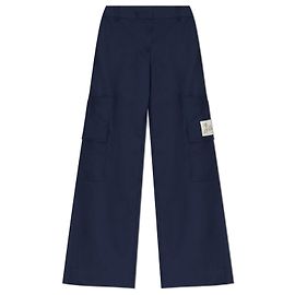 Pantalones cargo Off White azul marino de lana