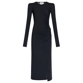 Isabel Marant Etoile Jelina Black Knit Midi Dress