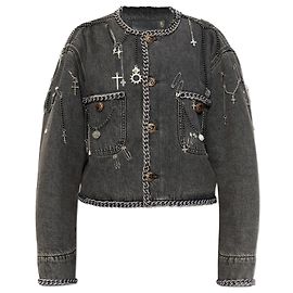 R13 Chaqueta vaquera con apliques