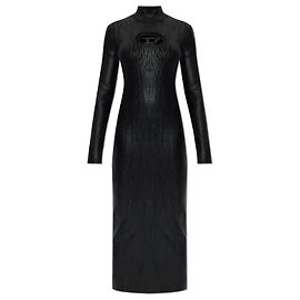 Diesel M-ZARY-B Midi-Kleid Schwarz