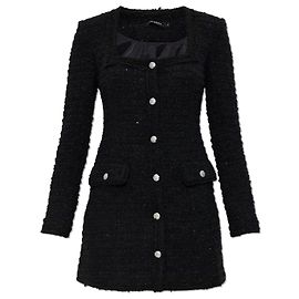 Autre Marque MISBHV Black Tweed Mini Dress