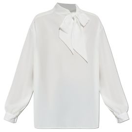 Emporio Armani Top con lazada decorativa en el cuello