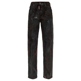 Pantalones San Diego Dsquared2 negros de algodón