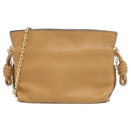 Borsa a spalla Loewe Flamenco Clutch Nano in vitello