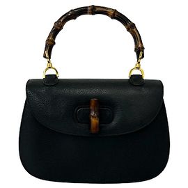 Bolsa de mão Gucci Bamboo em couro