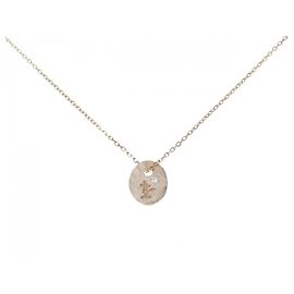 Autre Marque Collar de oro amarillo K10 y diamantes