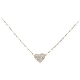 Autre Marque K10 Gelbgold Diamant-Halskette